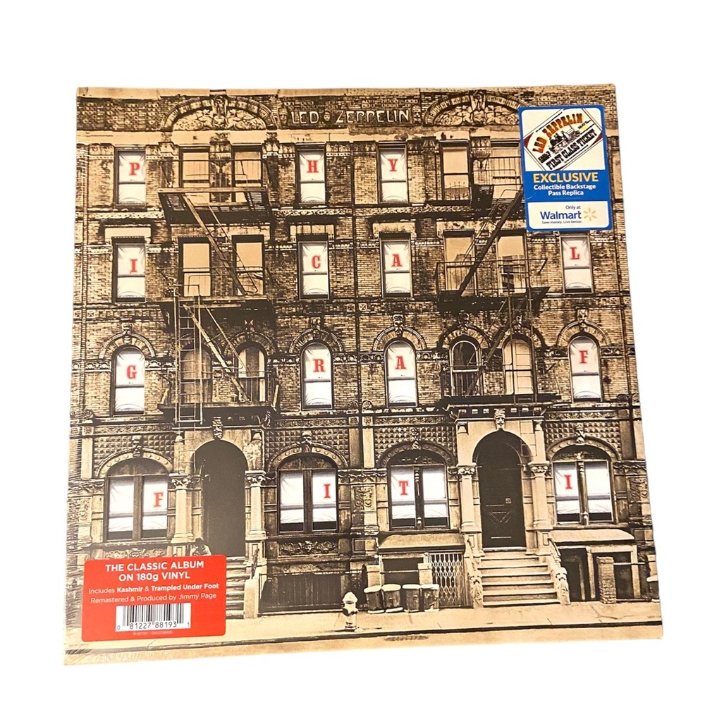 LED ZEPPELIN PHYSICAL GRAFFITI - 180 GRAM VINYL 2 LP SET. Limited Edition . New